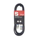 Stagg SMC6 BL Câble pour microphone XLR/XLR - Bleu - 6m