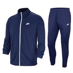 Nike M Nsw CE TRK Suit PK Basic Tracksuit - Midnight Navy/White/Large