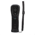 Manette Wiimote plus avec étui en silicone pour Wii / Wii U - Noire