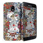 i-Paint Coque de Protection pour iPhone, Tattoo, Samsung Galaxy J5