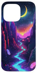 iPhone 14 Pro Max Mystic Crescent River Night Landscape Case