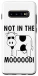 Coque pour Galaxy S10+ Pas d'humeur - Funny Cow Lover