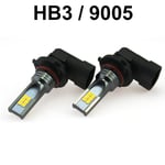 Dimljus HB3 / 9005 Led lampor 6000k 650 lumen 12-16v DC