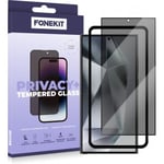 FoneKit Privacy+ Full Cover -panserglas, Galaxy S24 Ultra, sort