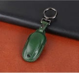 HAHASG Car Key Case,For Tesla Model S Model 3 Key Holder Cover Protect Accessories | Car Case-Green