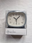 Acctim Hilda Analogue Alarm Clock Non Ticking Sweep Crescendo Alarm Backlight UK