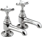 Bristan N 1/2 C CD 1901 Basin Pillar Taps, Chrome