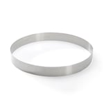 De Buyer - Cercle à tarte rond VALHORNA en inox perforé - Diamètre 28,5 cm, hauteur 3,5 cm - 3098.10