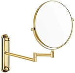 HGXC Mur de Miroir de vanité Mur de Salle de Bain d'hôtel Pliable Un Miroir grossissant Extensible soulevant et abaissant Pliage télescopique 6/8 Pouces