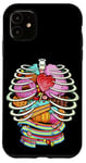 Coque pour iPhone 11 Unicorn Anatomy X-Ray Sweet Inside I Love Unicorns Desserts