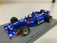 Spark F1 Ligier JS41 n°25 GP France 1995 M. Brundle 1/43 S7411 0320