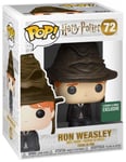 Figurine Funko Pop - Harry Potter N°72 - Ron Weasley Avec Choixpeau (35516)