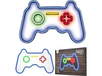 Telforceone Neon Led-Skilt Gamepad Dekorativ Vegg 27,5X41x1,6 Cm