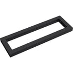 Sogood - querre de Fixation Plan de Toilette Étagère Tablette Murale Porte-Serviette en Acier Inoxydable 1 Pièce Noir 45x3x15cm WH01 - Noir mat |