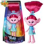 Trolls Stylin' Poppy 23cm Fashion Doll with Removable Dress and Hair Accessory