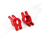 [FR] Traxxas Portamozzi Posteriori Maxx Alluminio Rosso (2) - 8952R