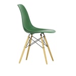 Vitra - Eames RE Plastic Chair DSW 17 Emerald, Golden Maple - Matstolar - Charles & Ray Eames - Grön - Metall/Plast