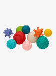 Set of 10 Sensory Balls, by INFANTINO blue