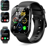 Montre Connectée Pour Homme Femme,1,85""Hd Smartwatch Avec Fonction D'appel,113+ Sportive Smart Watch Noir Charbon