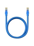 Baseus Round Cable Ethernet RJ45 Cat.6 1m (blue) - Sininen - 1 meter