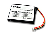 vhbw batterie compatible avec TomTom 1EV4.019.02, 1EV5.019.02, 1EV5.019.03, 4EN52 système de navigation GPS (900mAh, 3,7V, Li-ion)