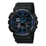 Miesten rannekellot Casio G-Shock GA-100-1A2ER Ø 51 mm Musta Monivärinen