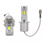 2 st LED-lampa H3 12V-24V CANBUS 4500lm vit stark