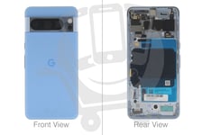 Official Google Pixel 8 Pro Bay Blue Rear / Battery Cover - G949-00695-01