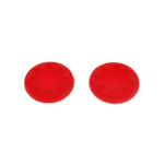 OSTENT 6 x Analog Joystick Button Pad Protector Case Compatible for Sony PS4 Wireless Controller - Color Red