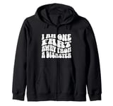 Fart Jokes - I am One Fart Away from a Disaster - Fart Humor Zip Hoodie