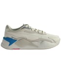 Puma RS-X3 Puzzle Mens Off White Running Trainers - Size UK 7