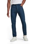 G-STAR RAW Men's Triple A Regular Straight Jeans, Blue (3d raw denim D19161-C829-1241), 30W / 34L