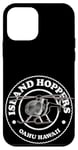 Coque pour iPhone 12 mini TC's Island Hoppers Hélicoptère vintage Oahu Hawaï n/b