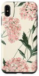 Coque pour iPhone XS Max Rose pastel Fleurs sauvages Fleurs sauvages Vintage Botanique