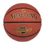 Spalding NeverFlat Elite Ballon de Basket d'intérieur et d'extérieur 72,4 cm