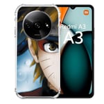 Cokitec Coque Renforcée pour Xiaomi Redmi A3 Manga Naruto Blanc