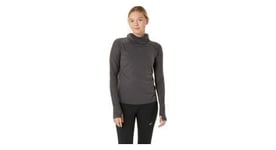 Haut a capuche thermique asics metarun winter noir femme