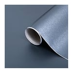 d-c-fix papier adhésif pour meuble métallique Platino Gris acier - film autocollant décoratif rouleau vinyle - pour cuisine, porte - décoration revêtement peint stickers collant - 45 cm x 1,5 m