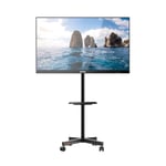 GRIFEMA GB3001, Meuble TV Universel sur Pied, Support TV sur roulettes pour téléviseurs LCD/LED jusqu'à 65 Pouces, Capacité de Charge maximale 40 kg, VESA Max. 400 x 400 mm