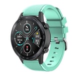 Strap-It Bracelet silicone - compatible pour Honor Magic Watch 2 (aqua) - 42mm