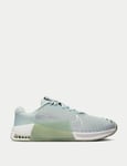 Metcon 9 Shoes - Light Silver/Summit White/Jade Horizon/Metallic Silver - UK 8