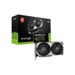 MSI GeForce RTX 4070 VENTUS 2X E1 12G OC - graphics card - G