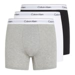 Calvin Klein Kalsonger 3P Modern Cotton Stretch Boxer Brief Grå/Svart bomull 4XL Herr