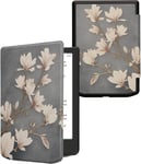 Étui Compatible Avec Pocketbook Verse/Verse Pro/Verse Color/Vivlio Light/Light Hd Coque - Étui À Rabat Magnétique Tablette Ereader Similicuir - Taupe-Blanc-Bleu-Gris[Nou080594]