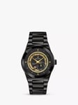 Bulova 98A291 Men's Modern Millennia Automatic Bracelet Strap Watch, Black