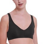 Sloggi BH Zero Feel 2 0 Soft Bra Svart Large Dam