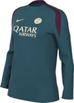 Nike Top PSG W NK DF Strk Crew Top K, Geode Teal/Geode Teal/Bordeaux/Guava Ice, FN9529-382, S