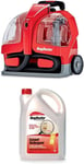 Rug Doctor Portable Spot Cleaner, 1.9 Litre, Red/Black & Rug Doctor Carpet 4