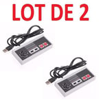 2 X Manette NES contrôleur pour PC MAC via USB