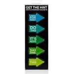 Fridge Magnets Novelty Gentle Reminder Notes Funny Get the Hint Joke Set of 5